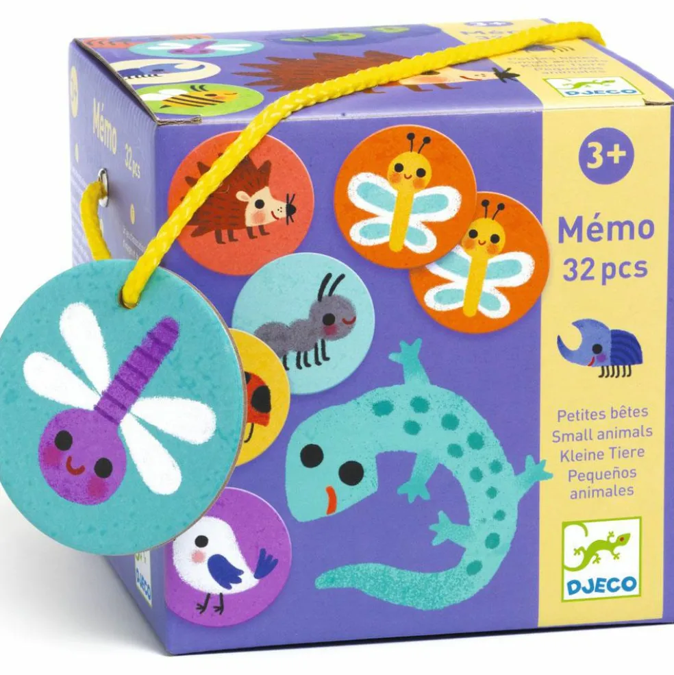 Jeu de mémoire Petites bêtes (32 pièces)