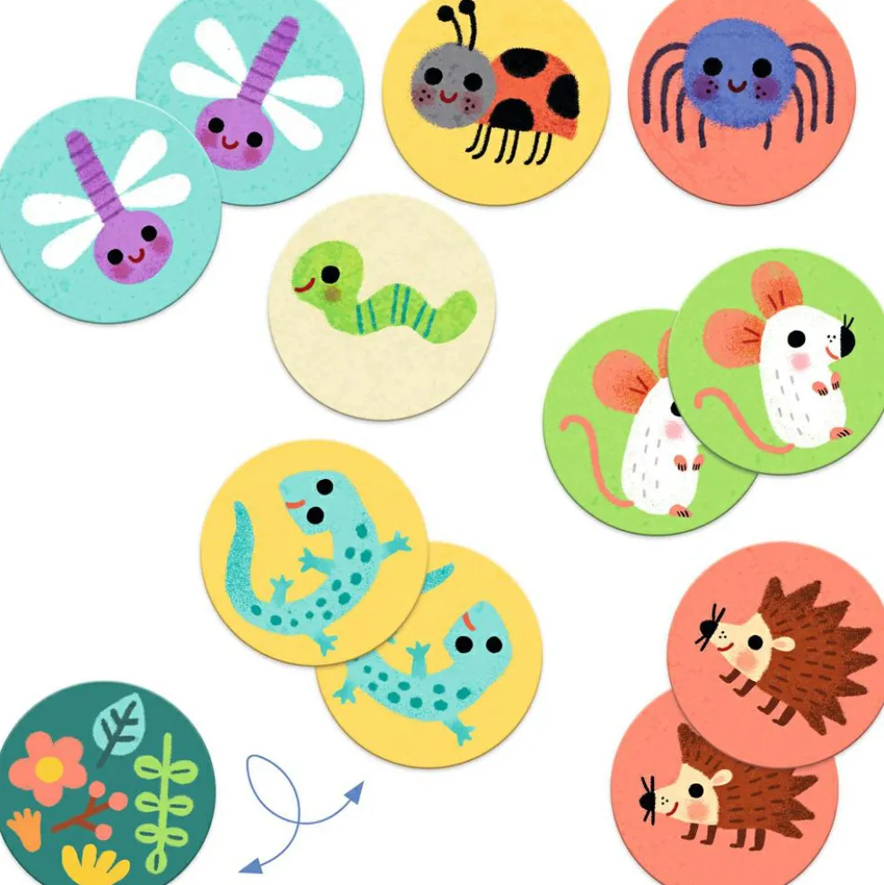 Jeu de mémoire Petites bêtes (32 pièces)