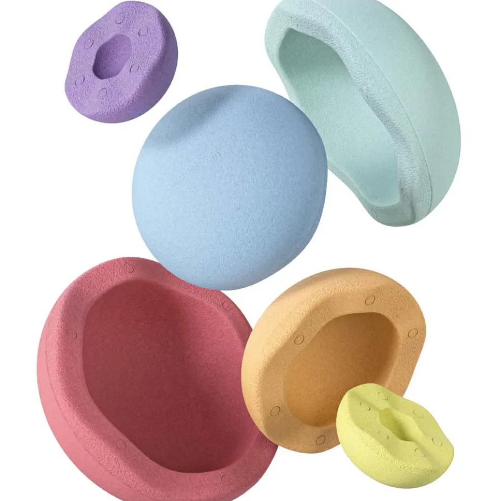 Jeu de motricité Inside rainbow pastel (6 blocs)