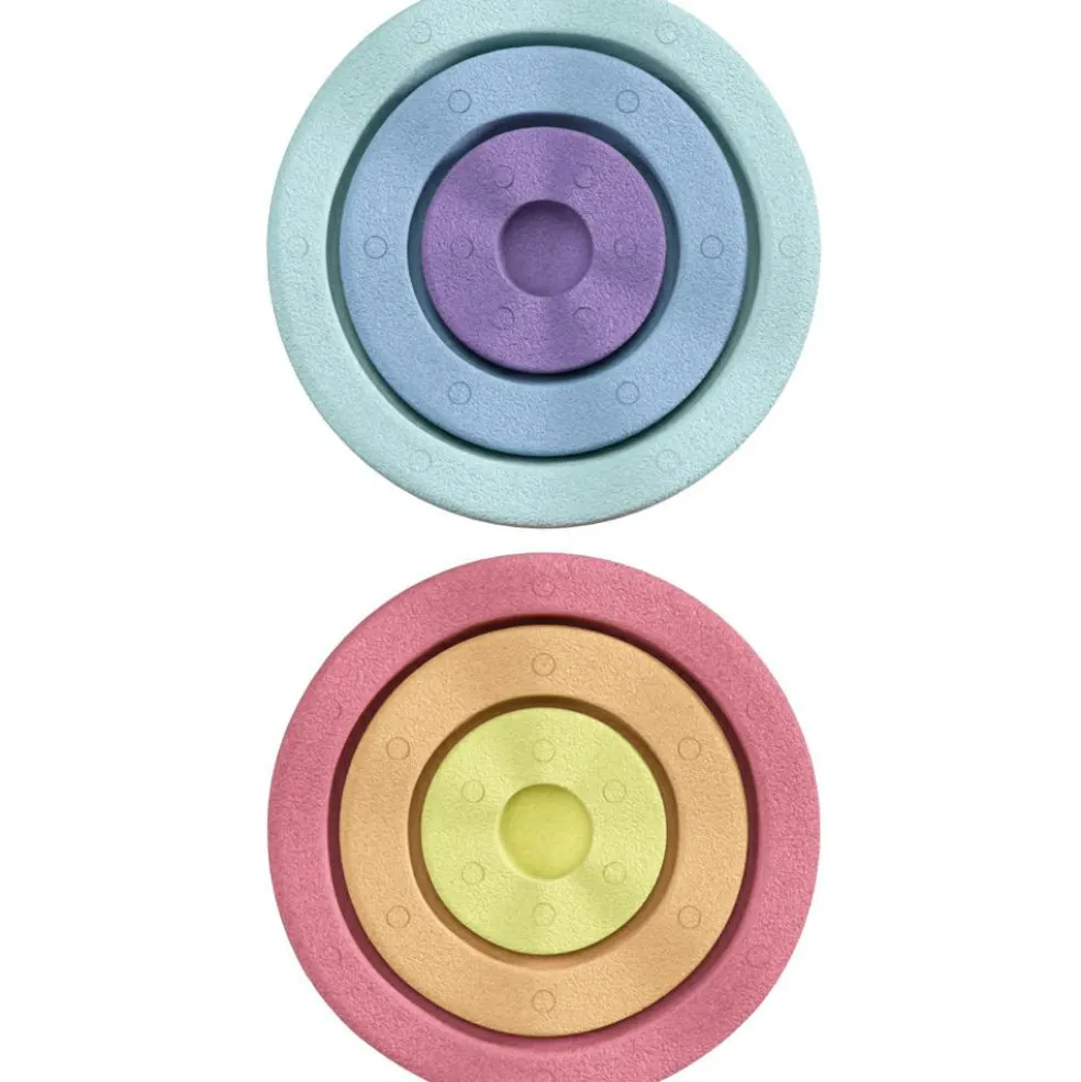 Jeu de motricité Inside rainbow pastel (6 blocs)