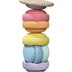 Jeu de motricité Rainbow Set pastel (7 blocs)