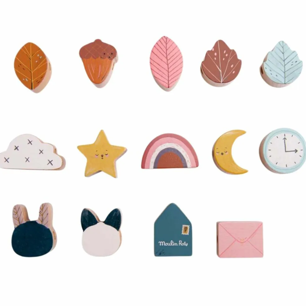 Jeu de perles en bois à enfiler Après la pluie