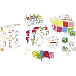 Jeu de société Mes émotions Gaston la licorne