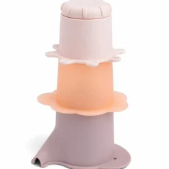 Jeu d'eau lot de 3 gobelets empilables Elphee Rose