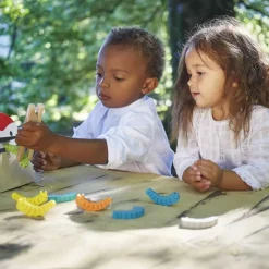 Jeu des couleurs Pic Pic et chenilles en bois WWF