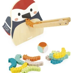 Jeu des couleurs Pic Pic et chenilles en bois WWF