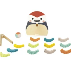 Jeu des couleurs Pic Pic et chenilles en bois WWF