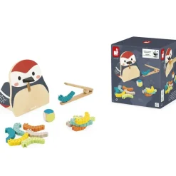 Jeu des couleurs Pic Pic et chenilles en bois WWF