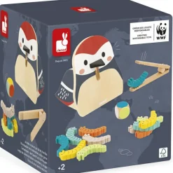 Jeu des couleurs Pic Pic et chenilles en bois WWF