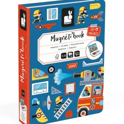 Jeu magnétique Magneti'book Pompiers