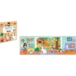 Jeu magnétique Magneti'stories Les animaux domestiques