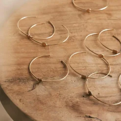 Jonc Alice en plaqué or jaune (personnalisable)