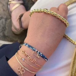 Jonc Amour S (goldfilled jaune 14 carats)