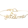 Jonc Je t'aime S (goldfilled jaune 14 carats)