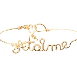 Jonc Je t'aime S (goldfilled jaune 14 carats)