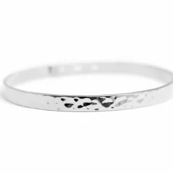 Jonc ruban martelé (argent 925)