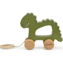 Jouet à tirer en bois Mr. Dino