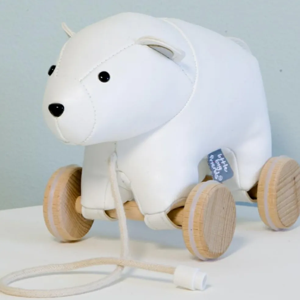 Jouet à tirer Nathan l'Ours blanc