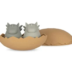 Jouet de bain en silicone oeuf de dino
