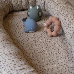 Jouet de dentition en caoutchouc naturel Christian la baleine