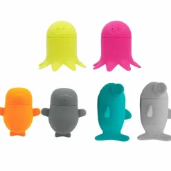 Jouets de bain en silicone Büddies (6 pièces)