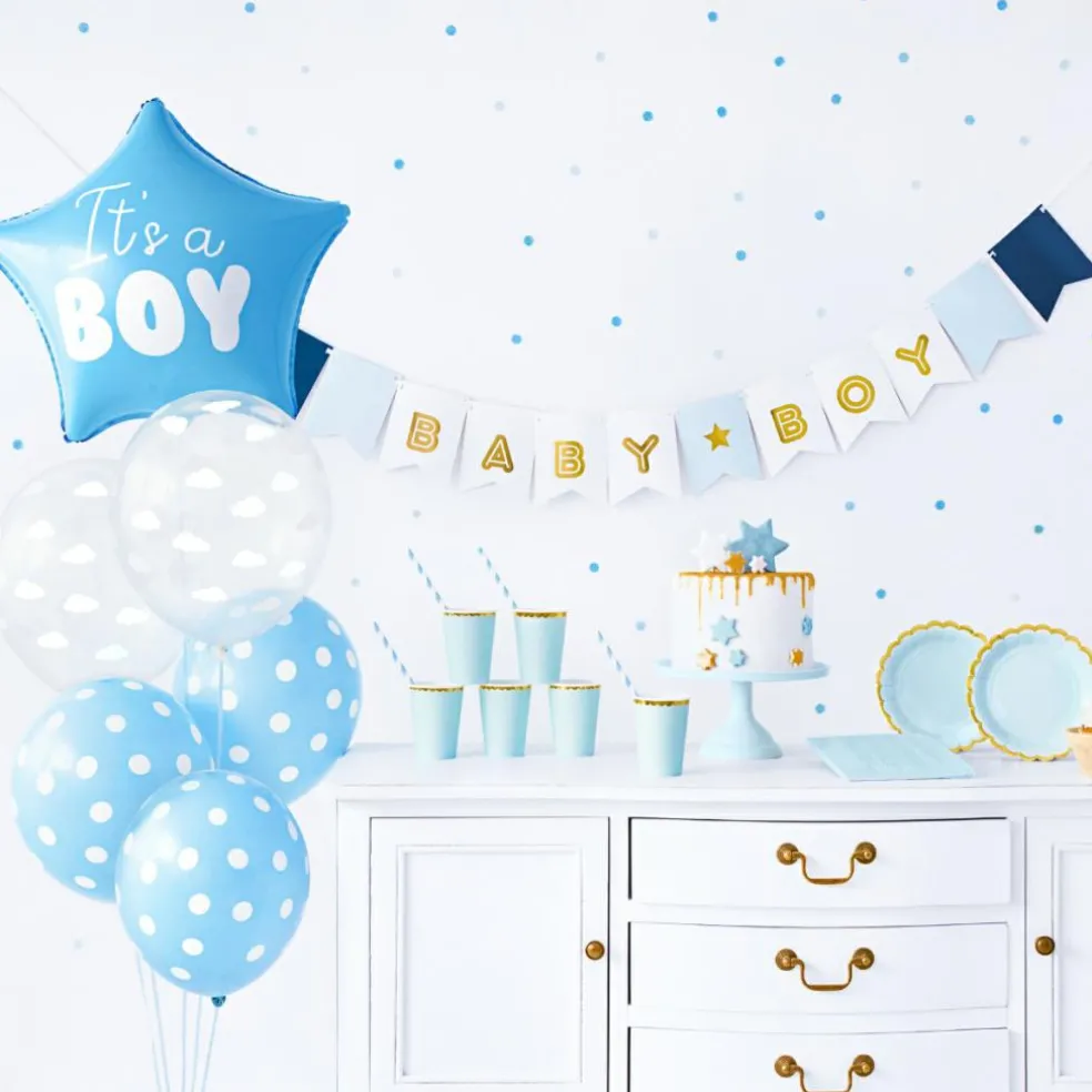 Kit décoration Baby Shower ''It's a boy'' (49 pièces)