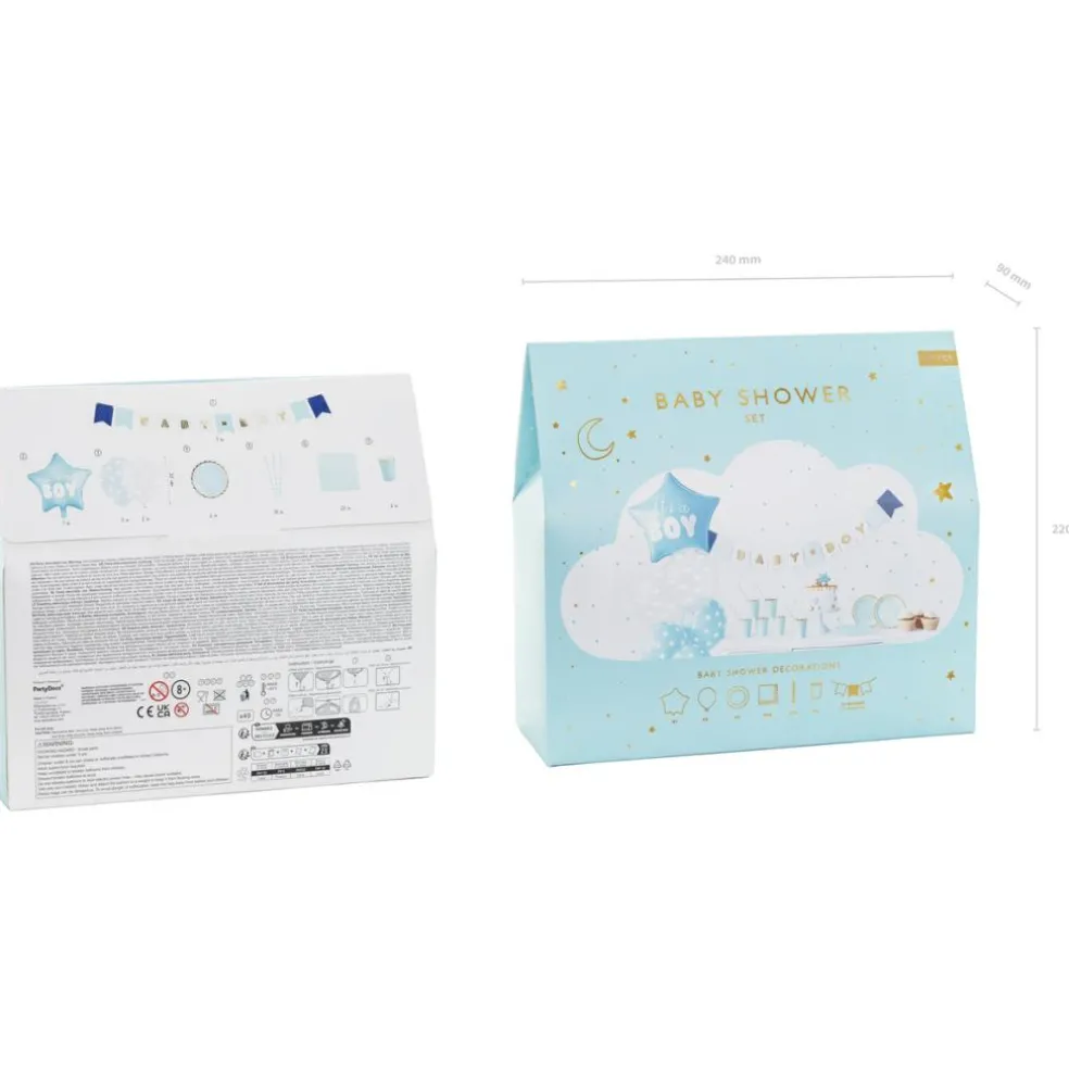Kit décoration Baby Shower ''It's a boy'' (49 pièces)