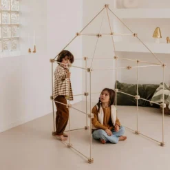 Kit de construction cabane d'intérieur 1001 Cabanes - Pack Castor 111 pièces