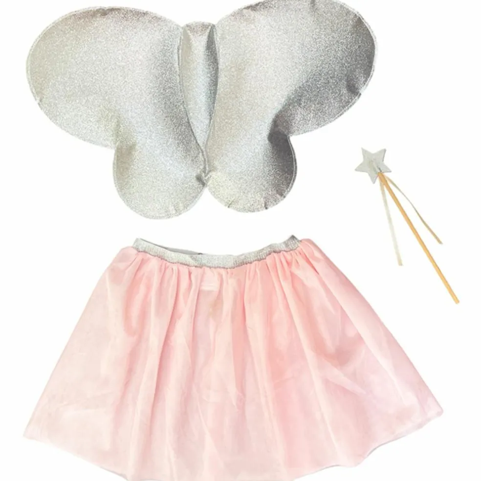 Kit papillon Rose et Argent (3-8 ans)
