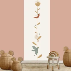 Lé unique papier peint Motif Lili Rose