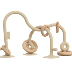 Labyrinthe à perles en silicone Warm linen