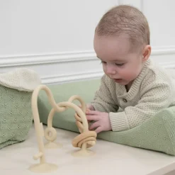 Labyrinthe à perles en silicone Warm linen