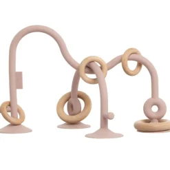 Labyrinthe à perles en silicone Vieux rose