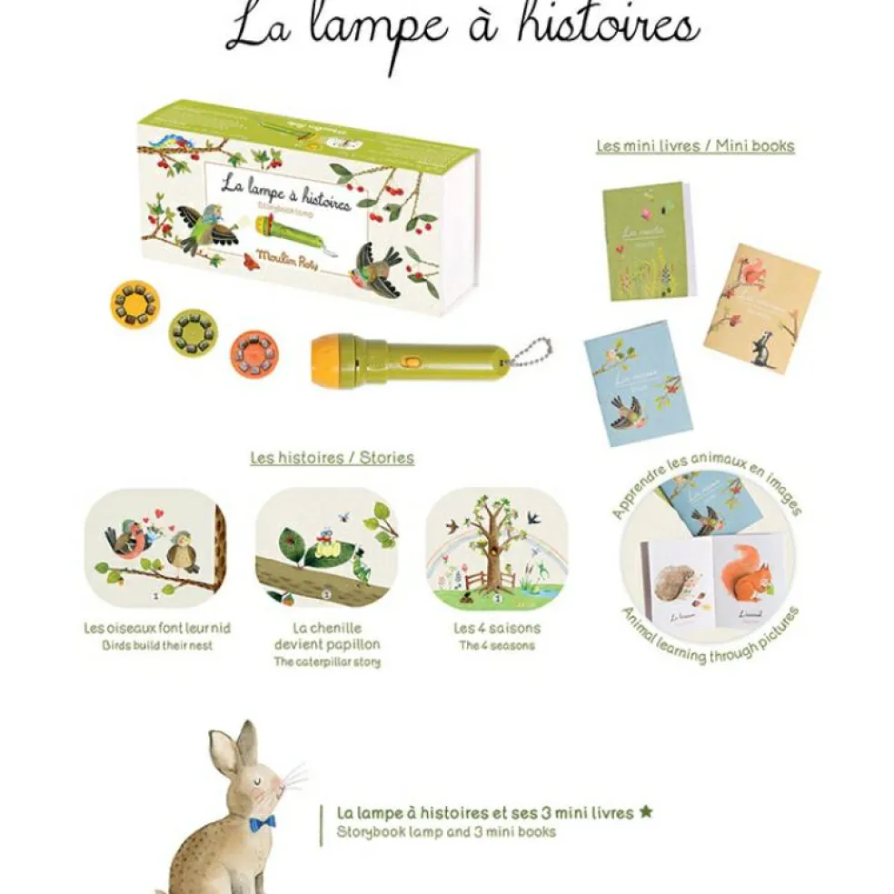 Lampe à histoires Le Jardin du Moulin