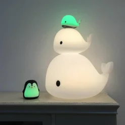 Lampe LED de sol Christian la baleine (60 cm)