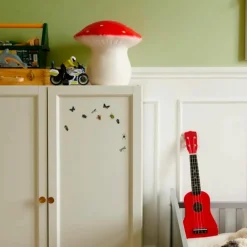 Lampe veilleuse champignon Rouge