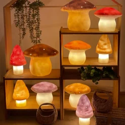 Lampe veilleuse champignon Chocolat