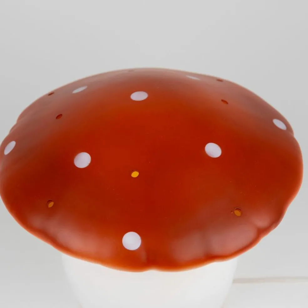 Lampe veilleuse champignon Brique Rouge