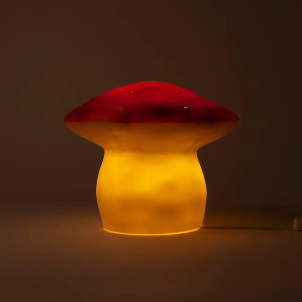 Lampe veilleuse champignon Brique Rouge