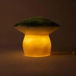 Lampe veilleuse champignon Bleu Sacrelle