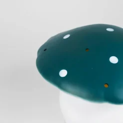 Lampe veilleuse champignon Bleu Sacrelle