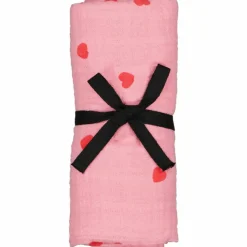 Lange Bianca Coeur Rose-Rouge (70 x 70 cm)