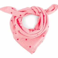 Lange Bianca Coeur Rose-Rouge (70 x 70 cm)