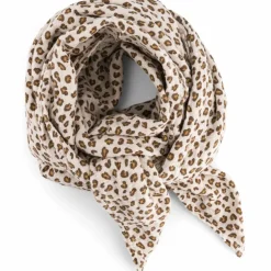 Lange Bianca Mini Léopard Greige (70 x 70 cm)
