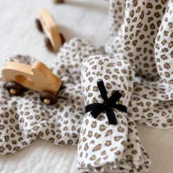 Lange Bianca Mini Léopard Greige (70 x 70 cm)