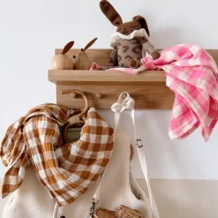 Lange Bianca Vichy Caramel (70 x 70 cm)