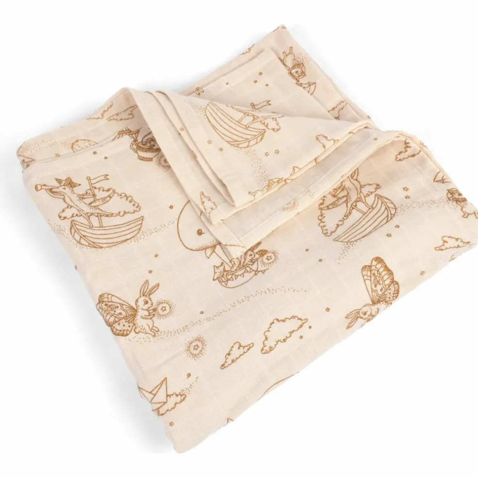 Lange emmaillotage Dreamy Adventurers (120 x 120 cm)