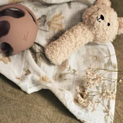 Lange en gaze de coton Dreamy Mouse (110 x 110 cm)