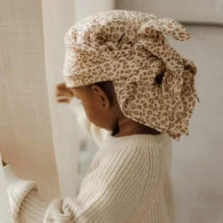 Lange Gaze Léopard (65 x 65 cm)