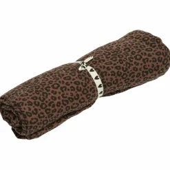 Lange Gaze Léopard Marron (105 x 105 cm)